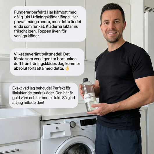 Sporttvätt 50 tvättar