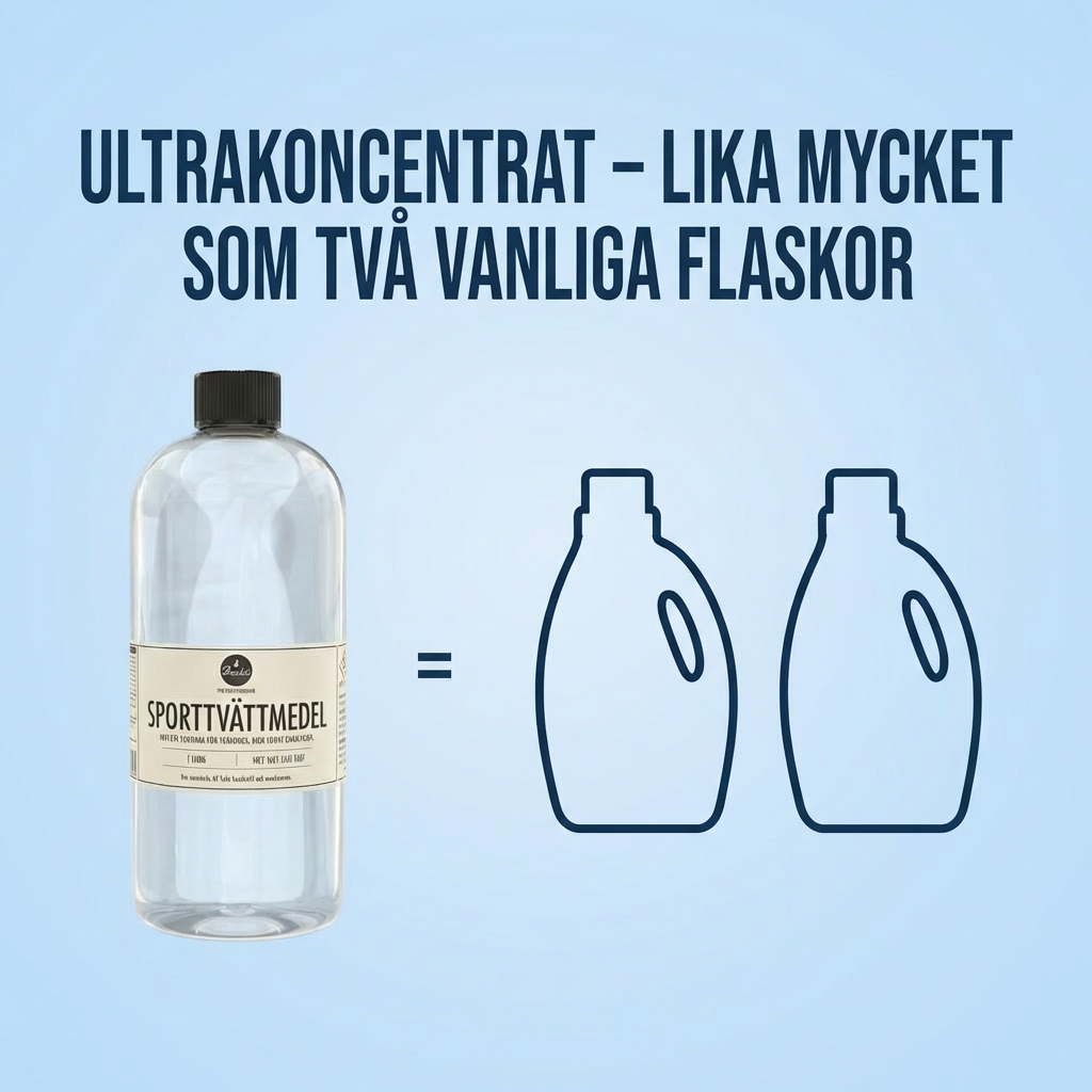 Sporttvätt 50 tvättar