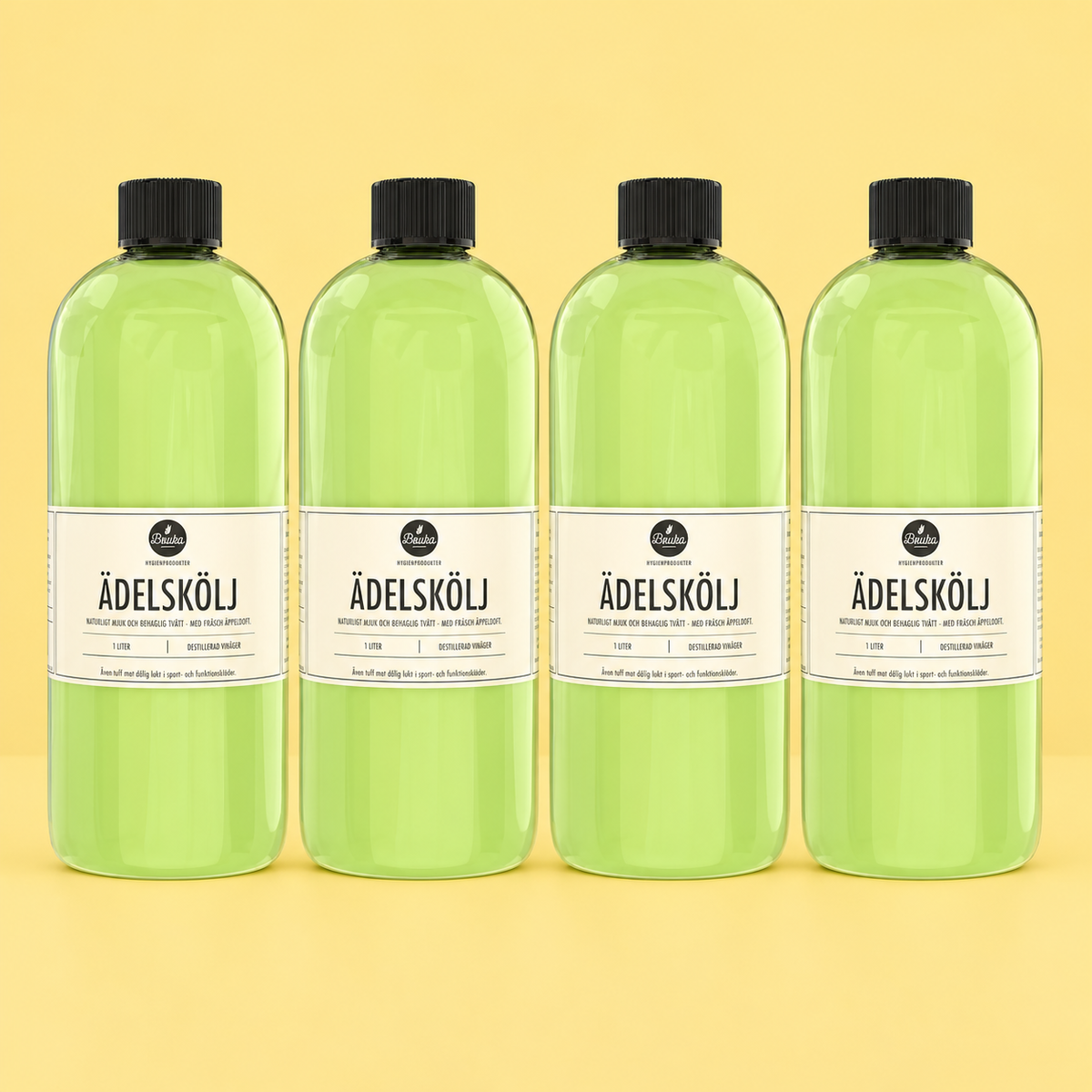 Ädelskölj 4-pack 1L – Äpple