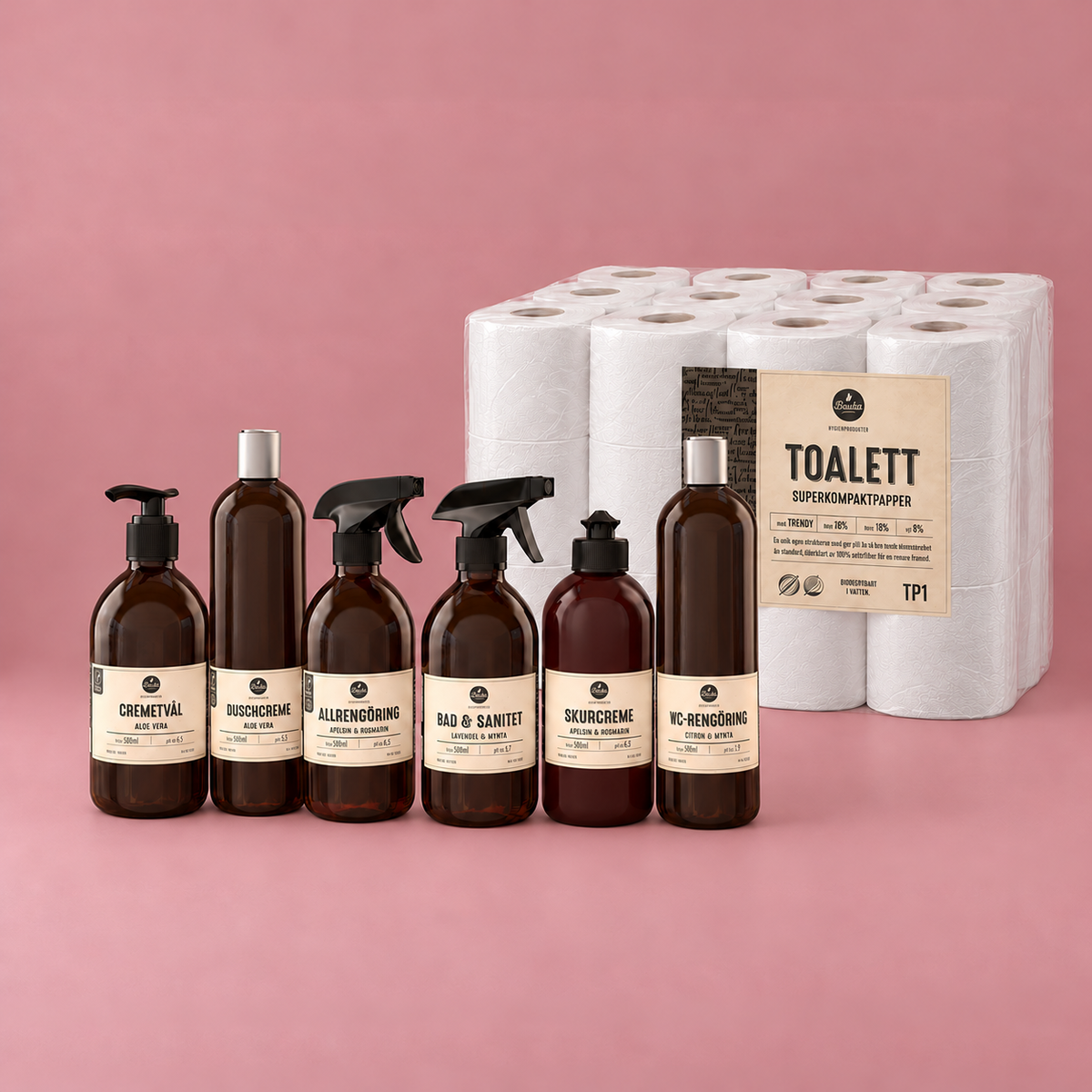 Badrummet Komplett – Badrumspaket 7 delar